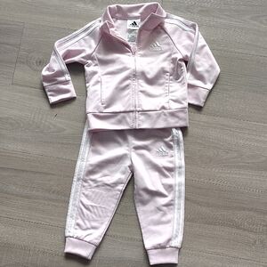 Adidas Light Pink Kids' Tracksuit 12 Months